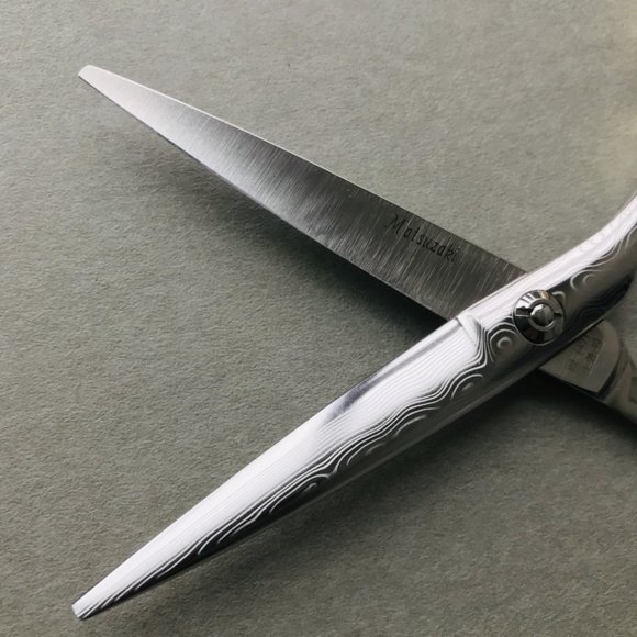 Matsuzaki Scissors Jr.SHIHOU Gold,Damascus,New Model, 3Y- Warranty Made … - Picture 4 of 10